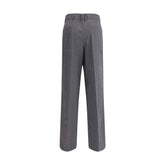 P.A.R.O.S.H. Gray Elastane Casual Pants